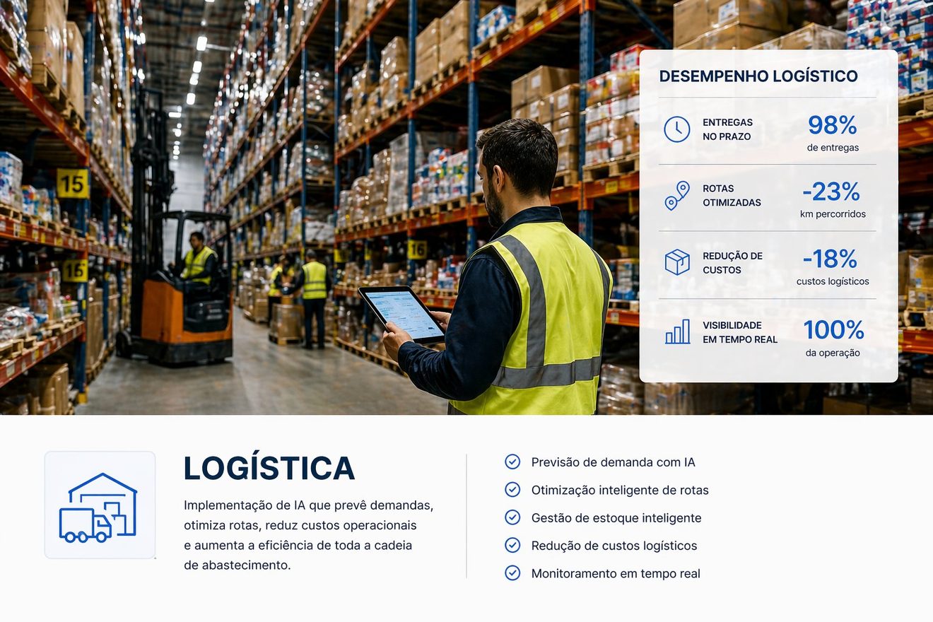 Otimização de rotas gerou 3.2× de ROI em 6 meses de utilização